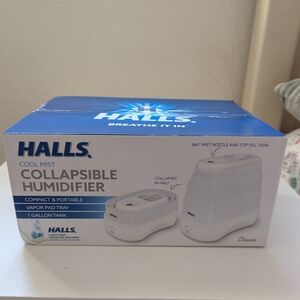 Crane HALLS® Collapsible Cool Mist Humidifier - 1 Gallon Tank White (H) .